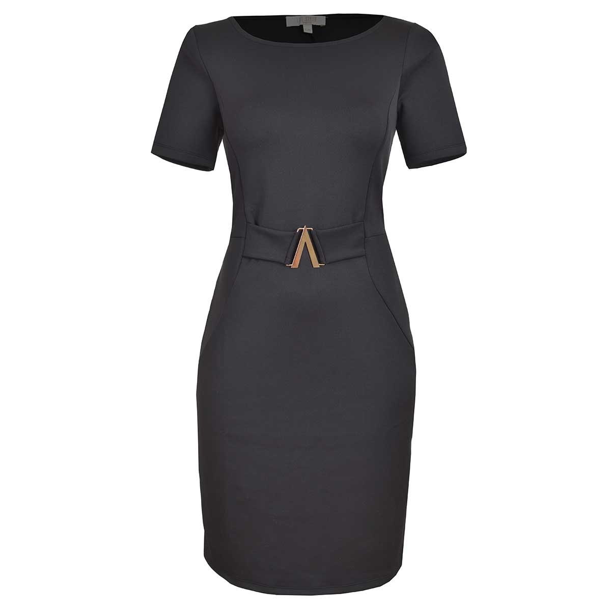 Vestido Negro Liso Life Styler para Mujer