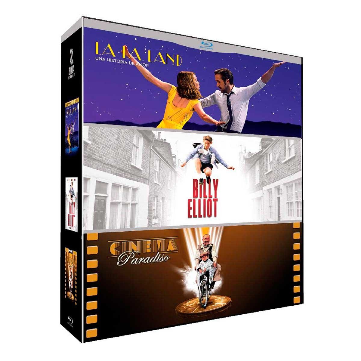 Blu Ray 3 Pack: la la Land, Billy Elliot, Cinema Paradiso