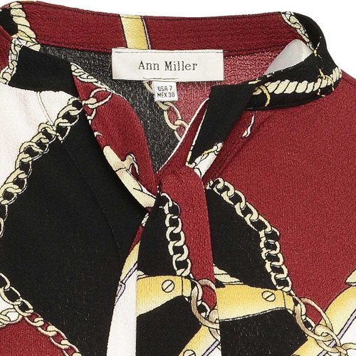 Blusa para Dama con Diseño de Cadenas Ann Miller