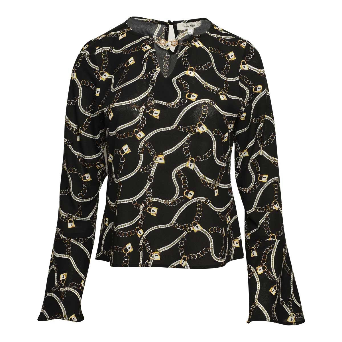 Blusa para Dama con Diseño de Candados Ann Miller