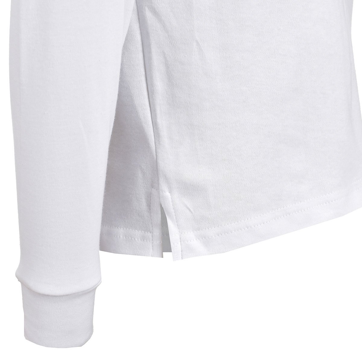 Playera Manga Larga Interlock Blanca Polo Club para Caballero