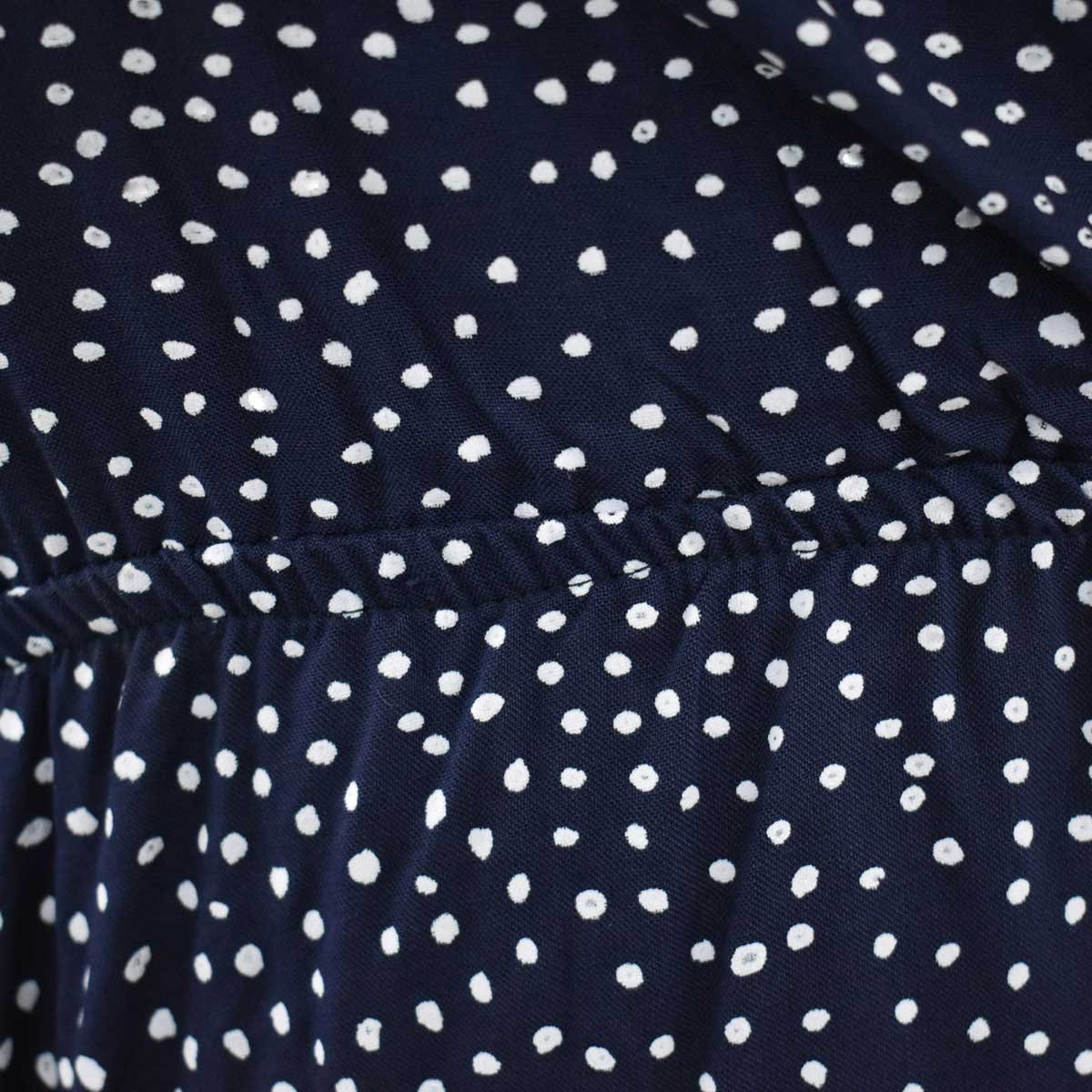 Vestido con Elástico en Cintura Berenjena