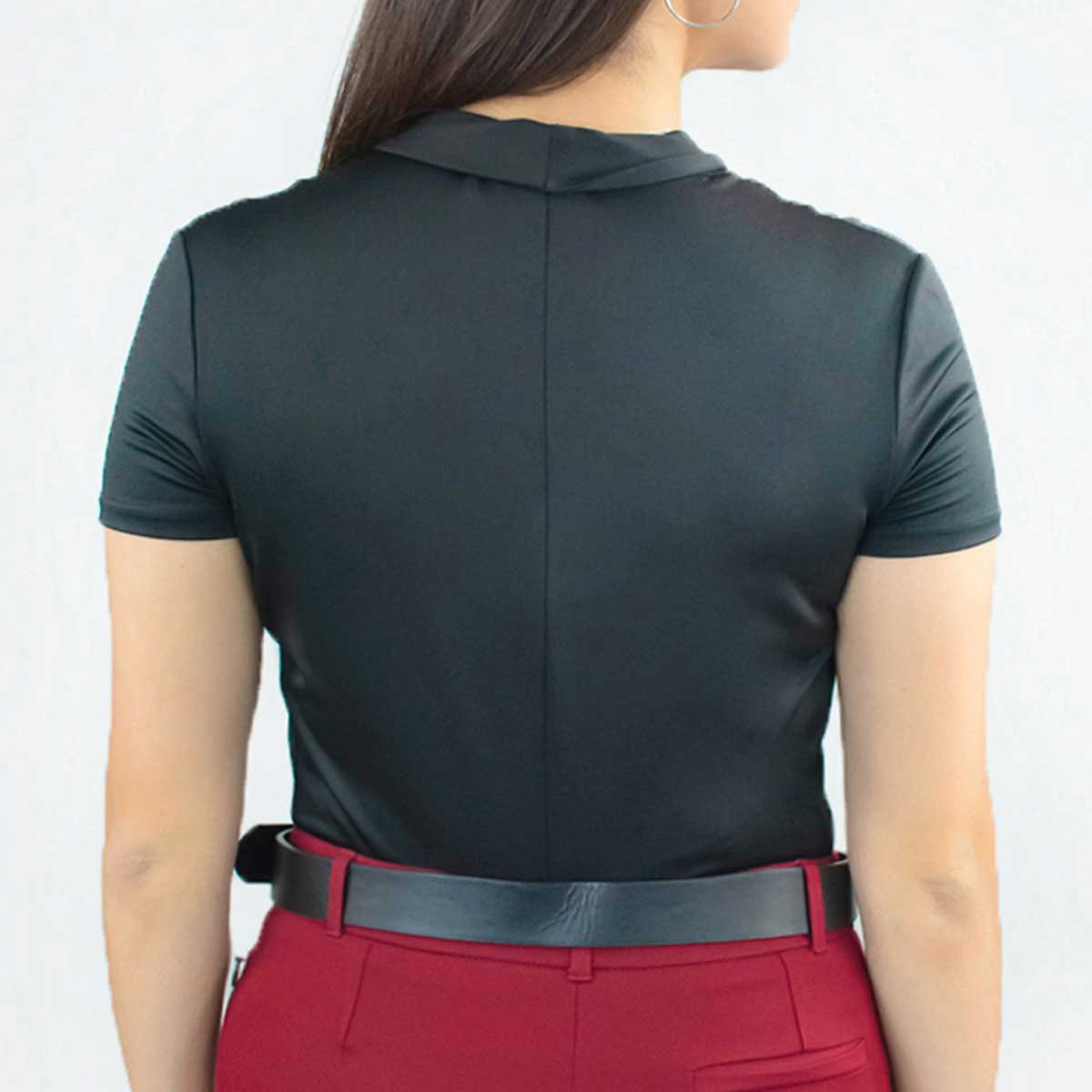 Body con Nudo Delantero Berenjena