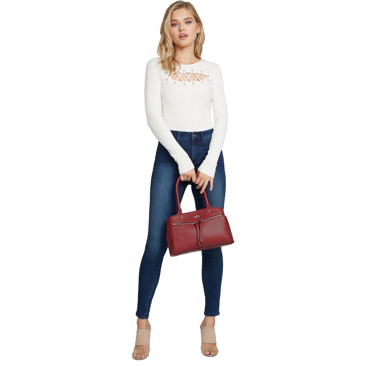 Blusa de Manga Larga con Detalle al Frente G By Guess