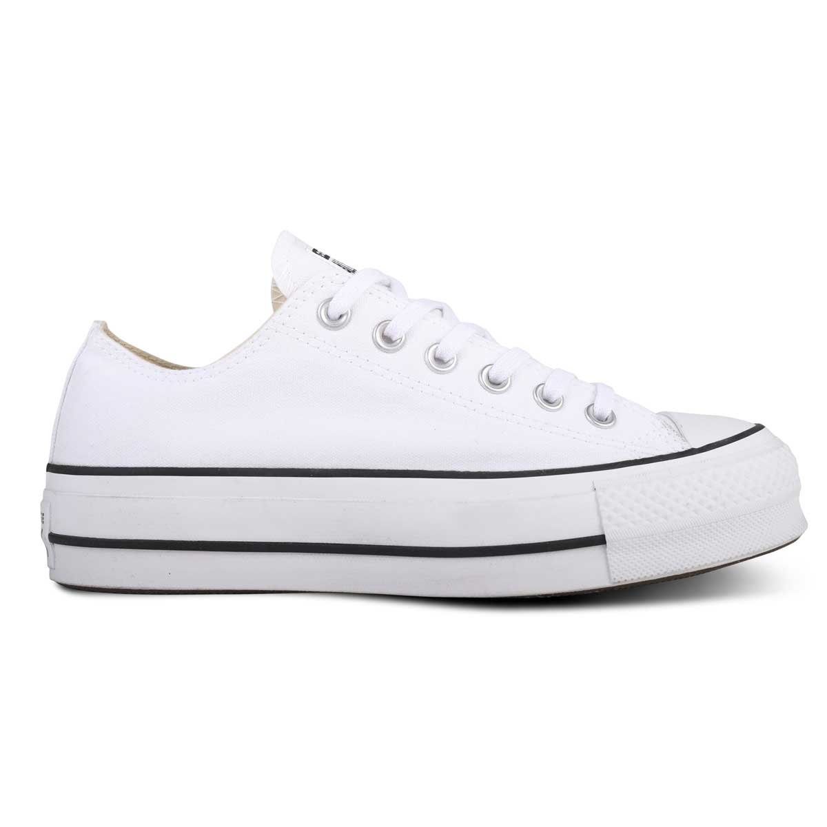 Tenis Choclo Blanco con Plataforma Converse