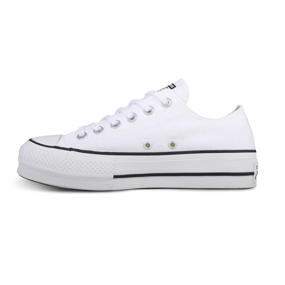 Tenis Choclo Blanco con Plataforma Converse