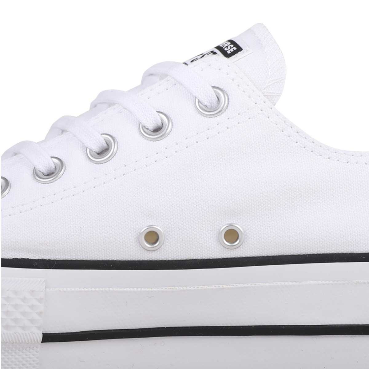 Tenis Choclo Blanco con Plataforma Converse