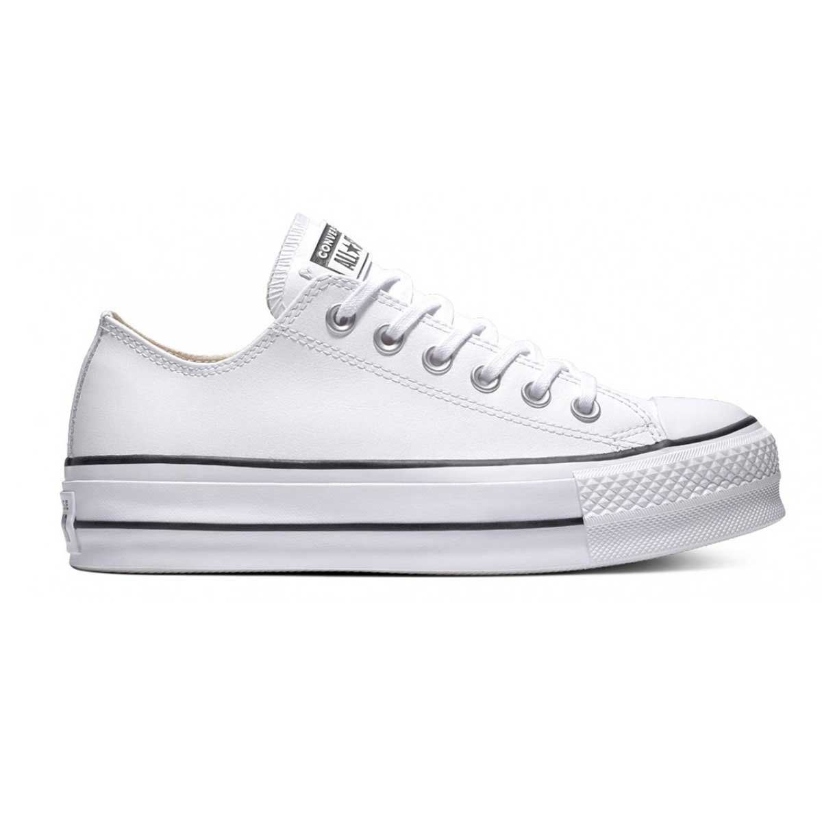 Tenis Choclo Blanco con Plataforma Converse