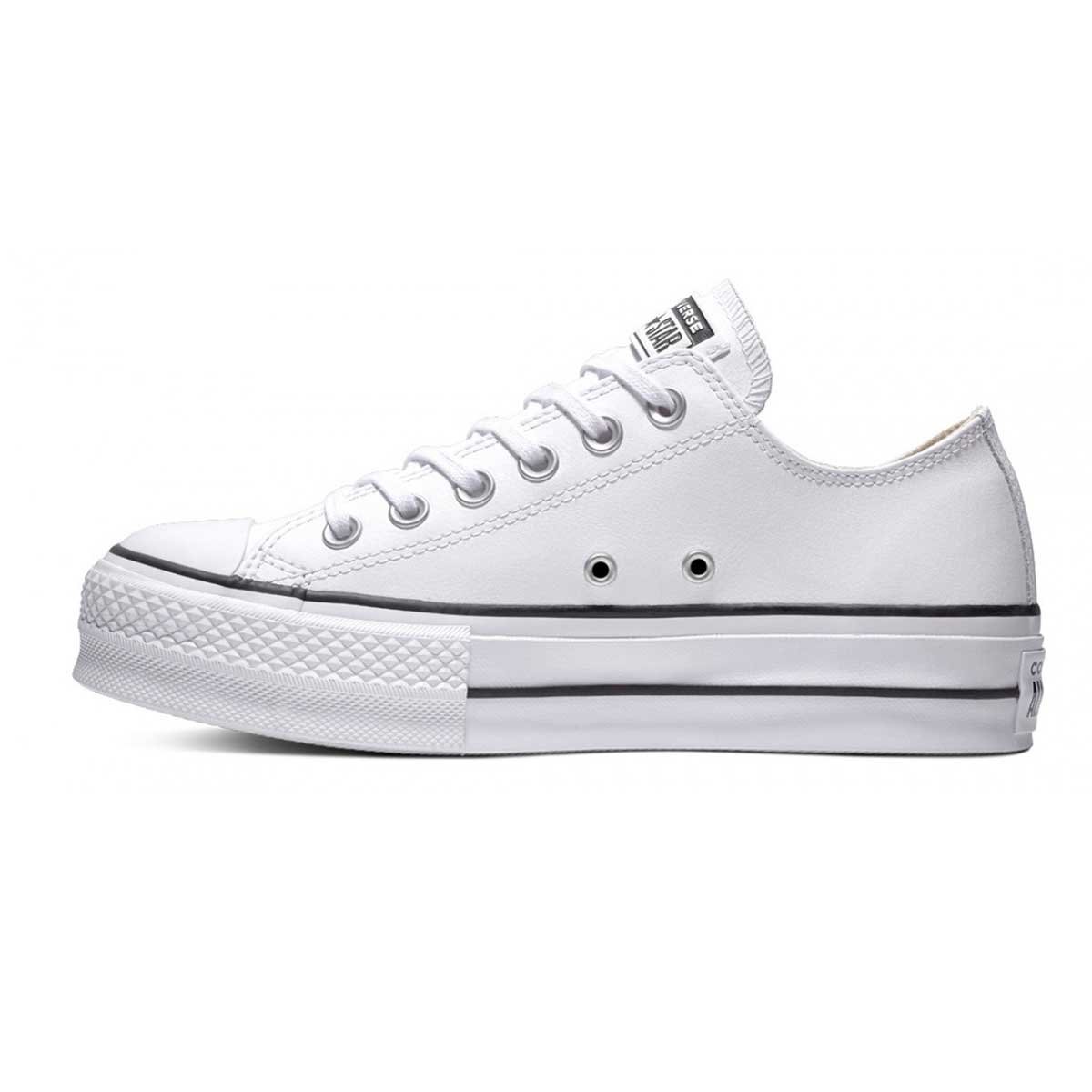 Tenis Choclo Blanco con Plataforma Converse