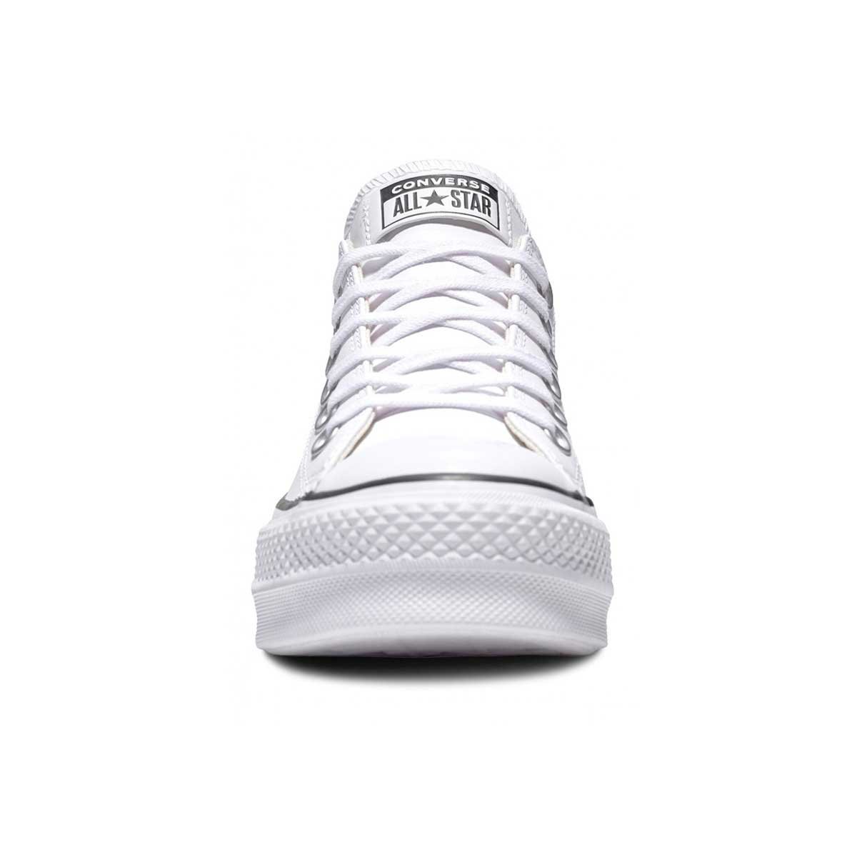 Tenis Choclo Blanco con Plataforma Converse