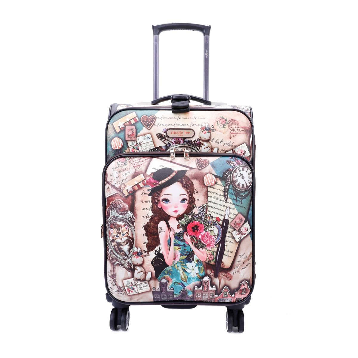 Maleta Individual con Ruedas Emily Travels Europe Nicole Lee