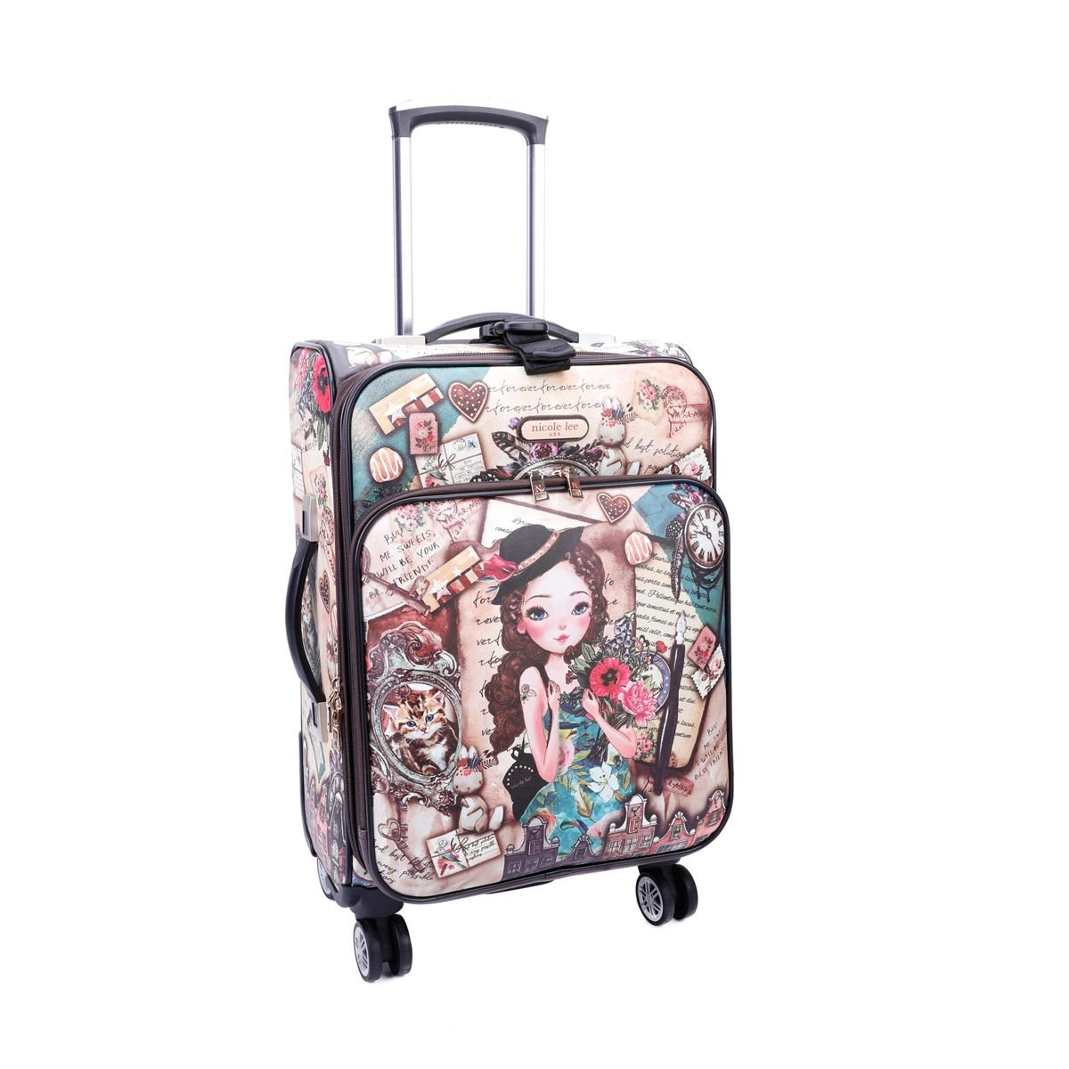 Maleta Individual con Ruedas Emily Travels Europe Nicole Lee