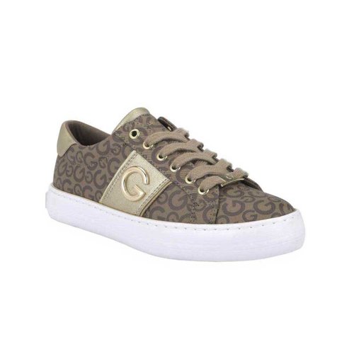 Tenis Tipo Active Low con Aplicaci&oacute;n Color Caf&eacute; G By Guess