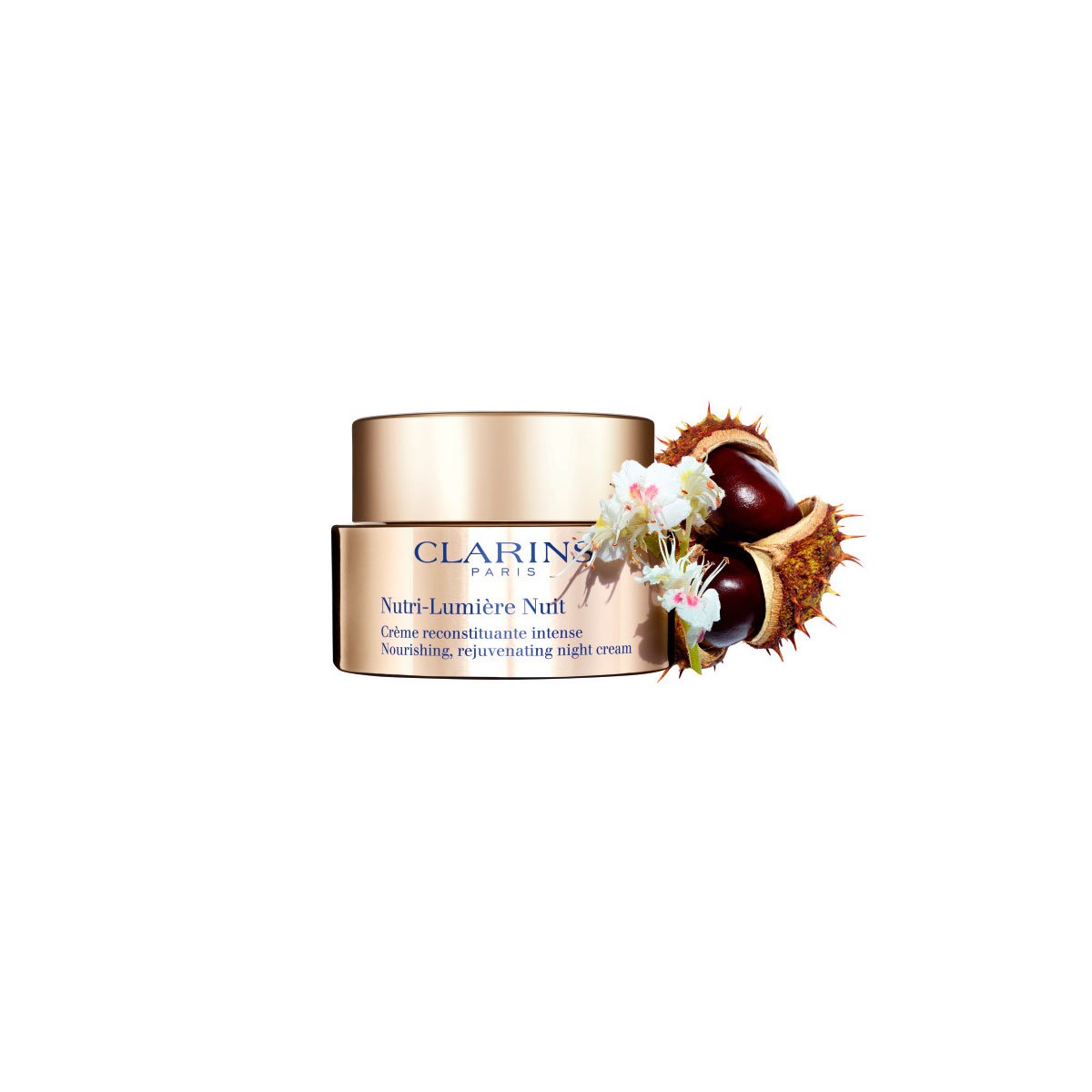 Tratamiento para Rostro  Crema de Noche Nutri Lumiere 50 Ml Clarins