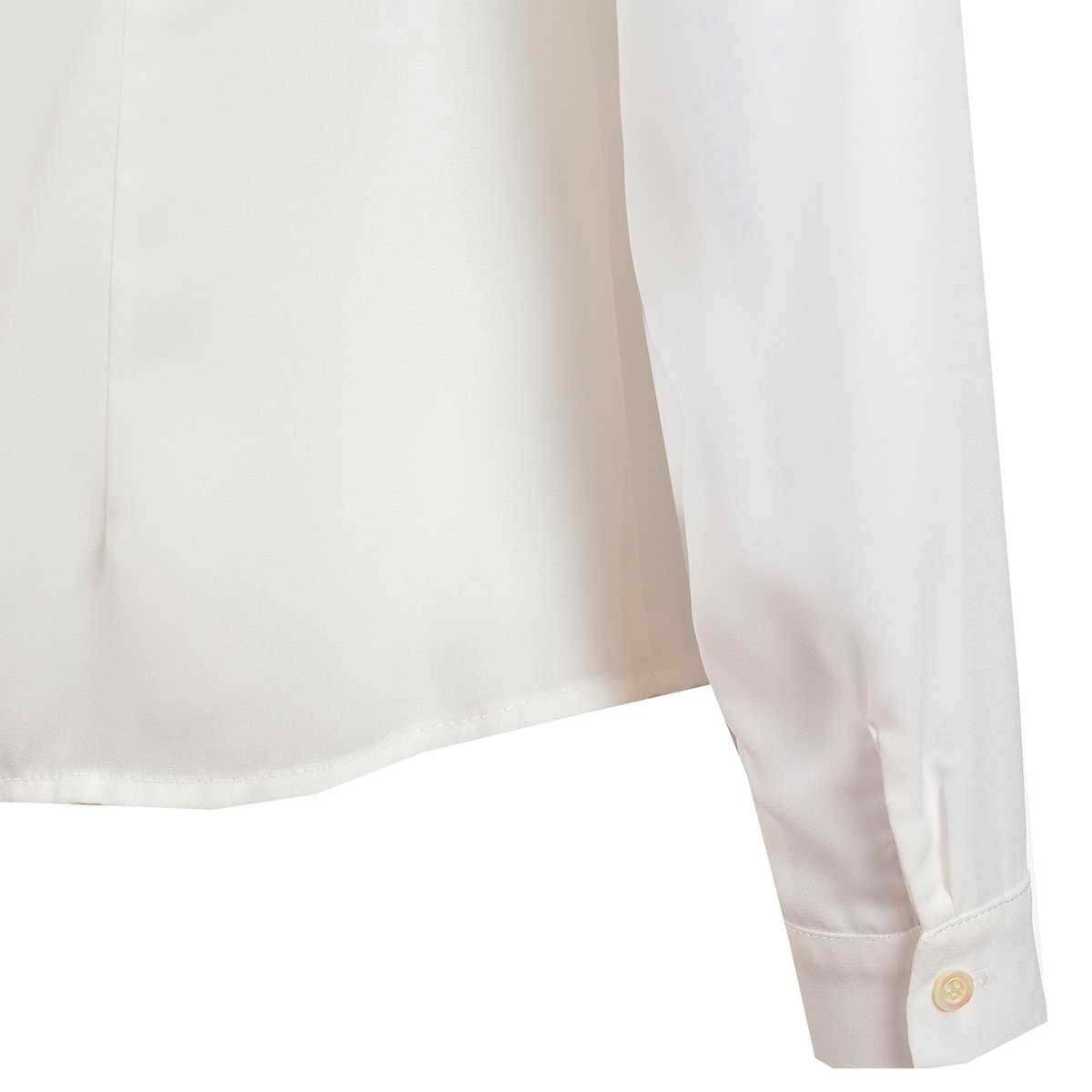 Blusa Shifon con Corbatin Manga Larga Michel Paulini para Mujer