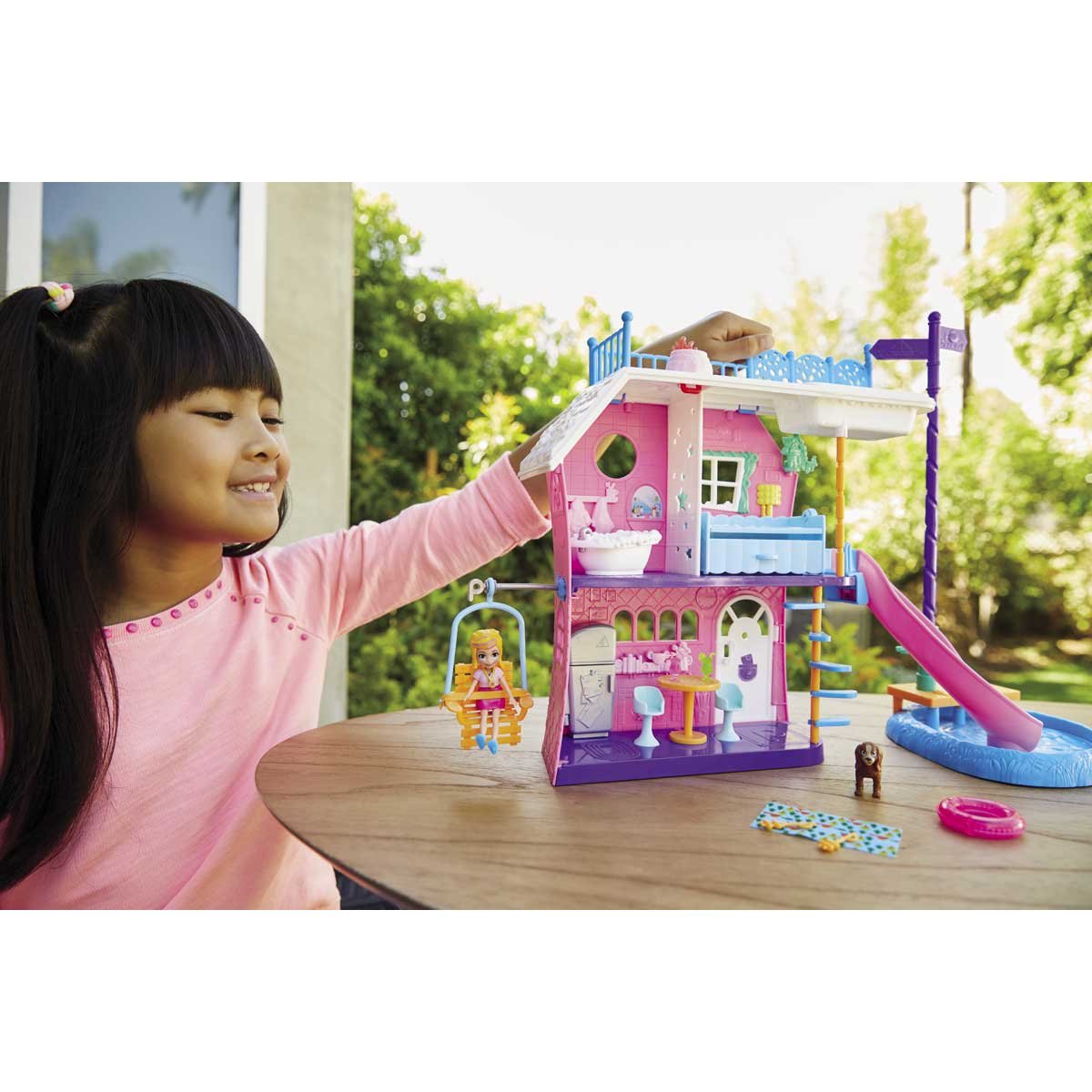 Polly Pocket! Casa Del Lago de Polly Mattel