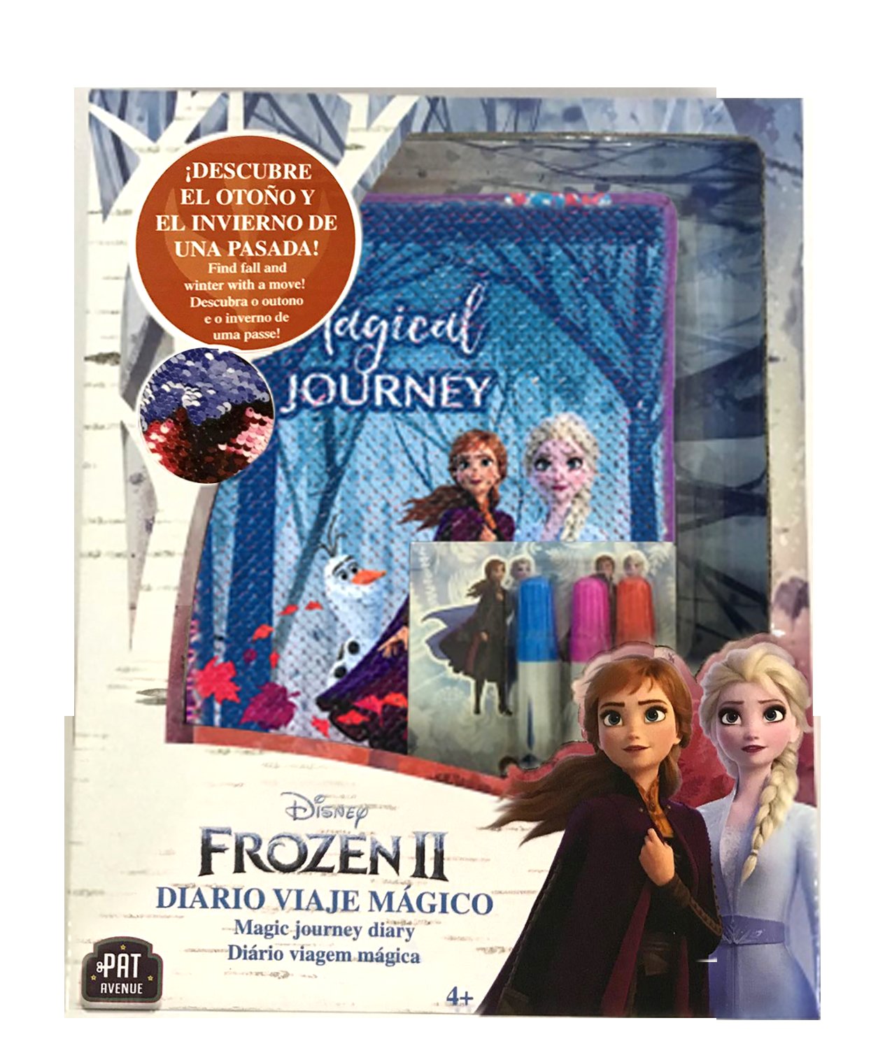Diario Viaje Magico Frozen II Pat Avenue