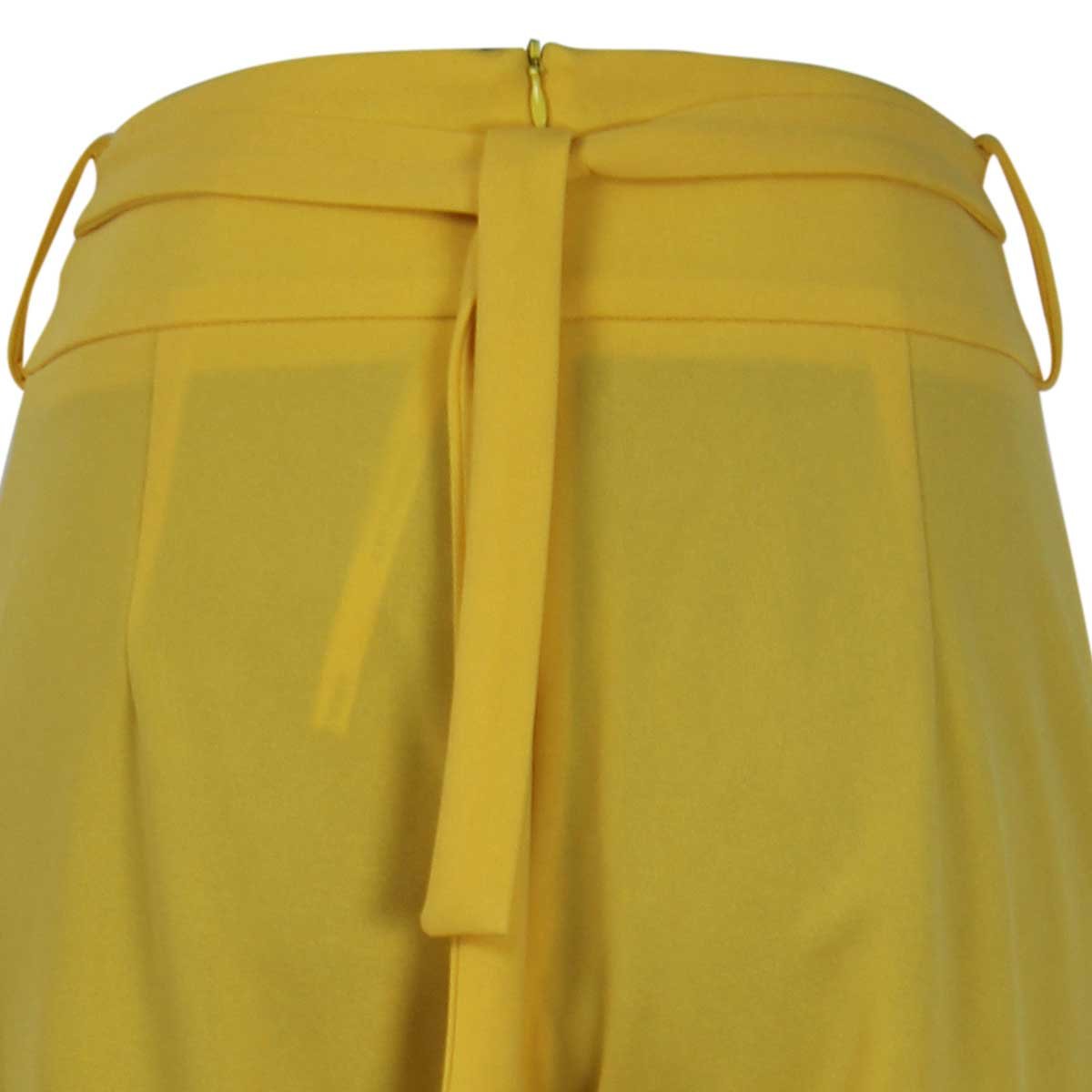 Pantalón Color Mostaza Corte Recto City Femme para Mujer