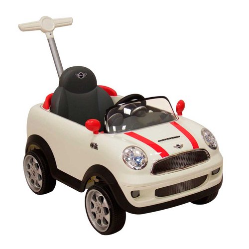 Montable Push Car Mini Cooper Blanco Prinsel