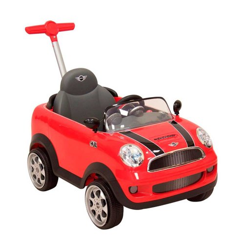 Montable Push Car Mini Cooper Rojo Prinsel