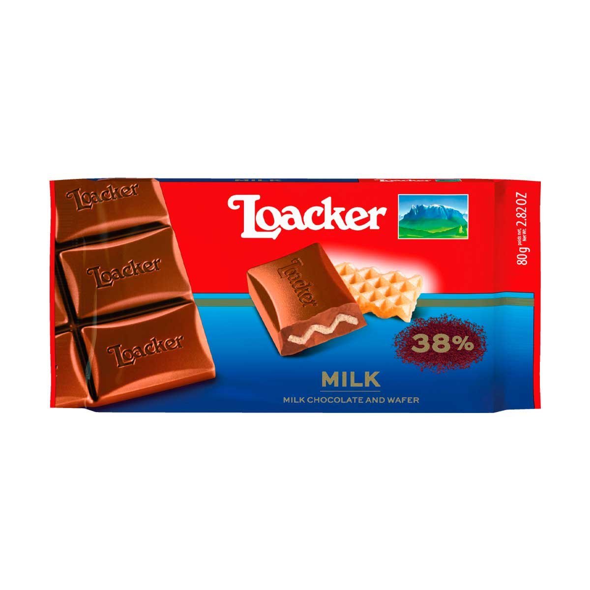 Chocolate Milk 80G Loacker