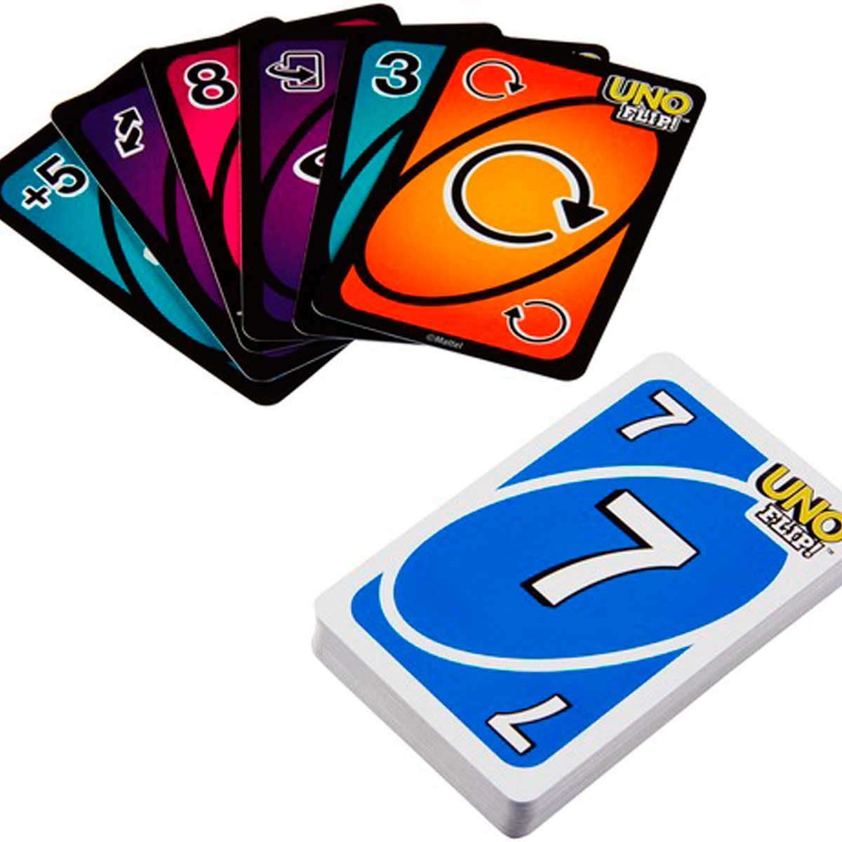 juego de cartas uno flip