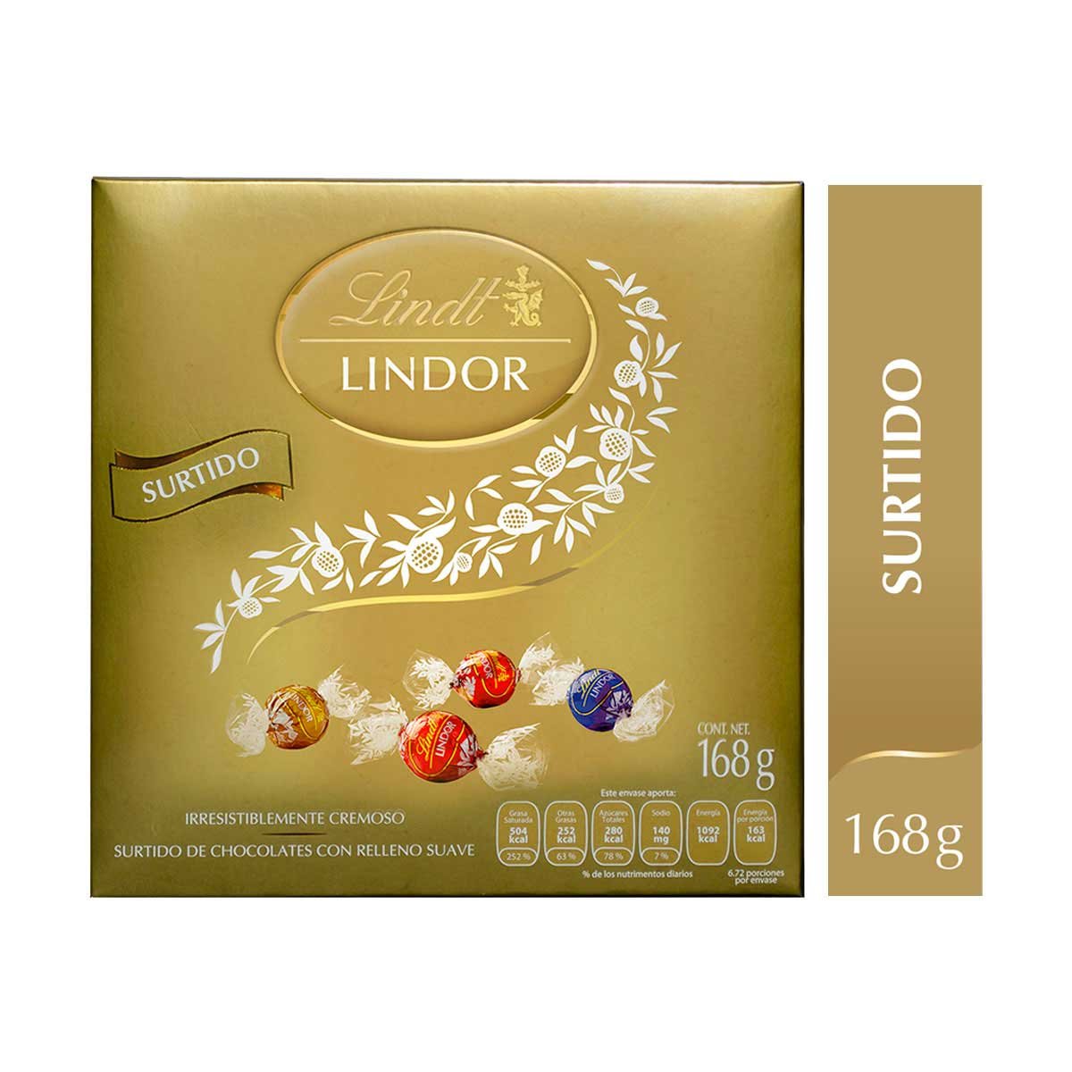 Caja de Chocolates Lindor 168G Lindt