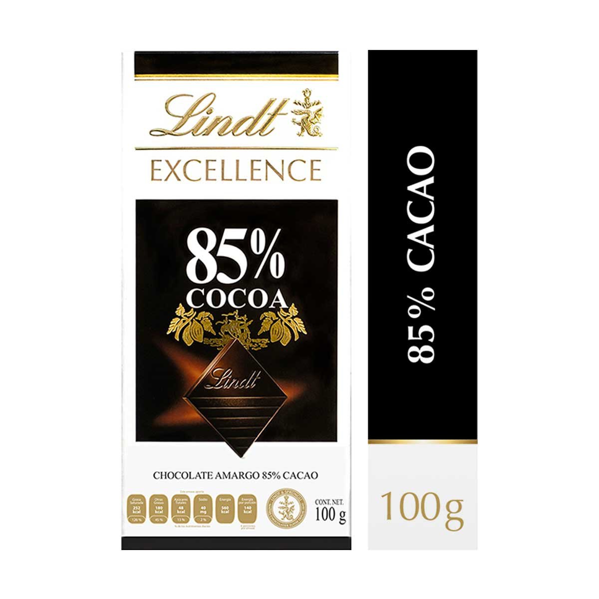 Tablilla de Chocolate 85% Cacao 100 Gr Excellence