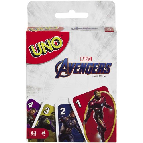 Juego de Cartas uno Avengers Mattel