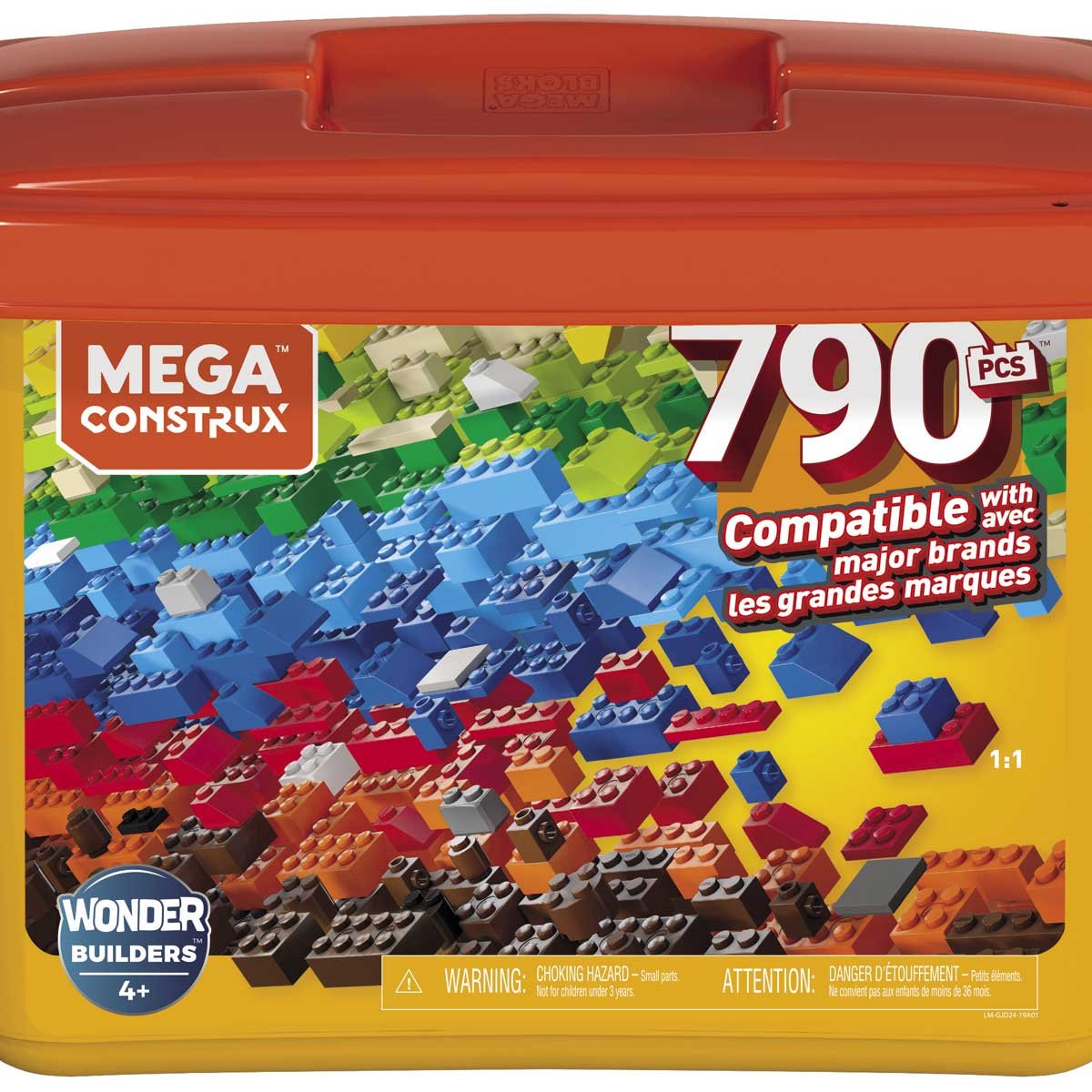 Mega Construx Caja de Construcción de 790 Piezas Mattel