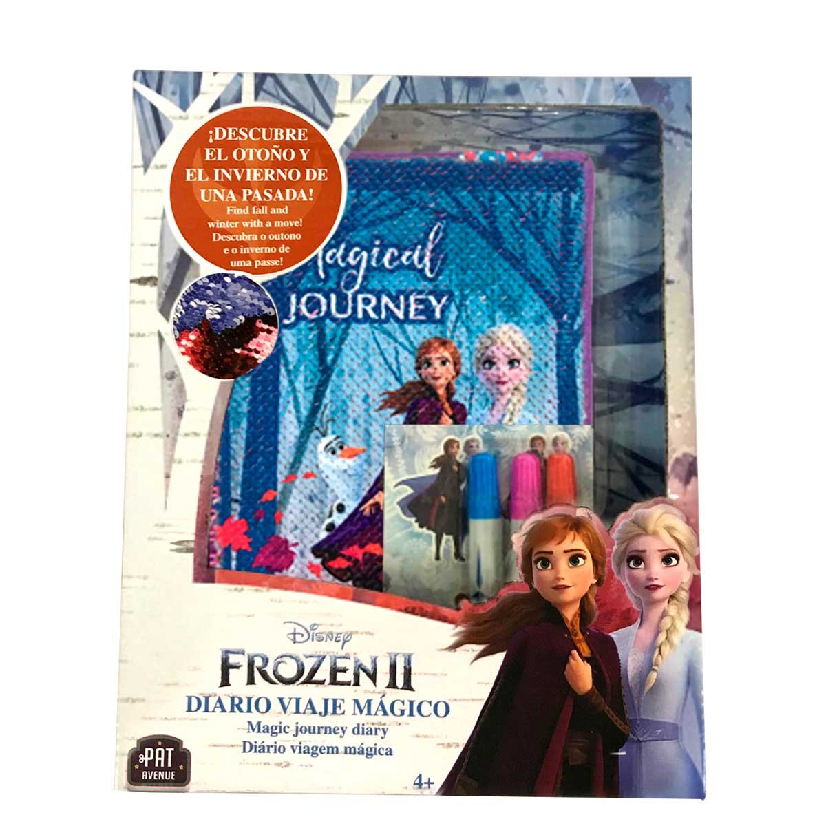 Diario Viaje Magico Frozen II Pat Avenue