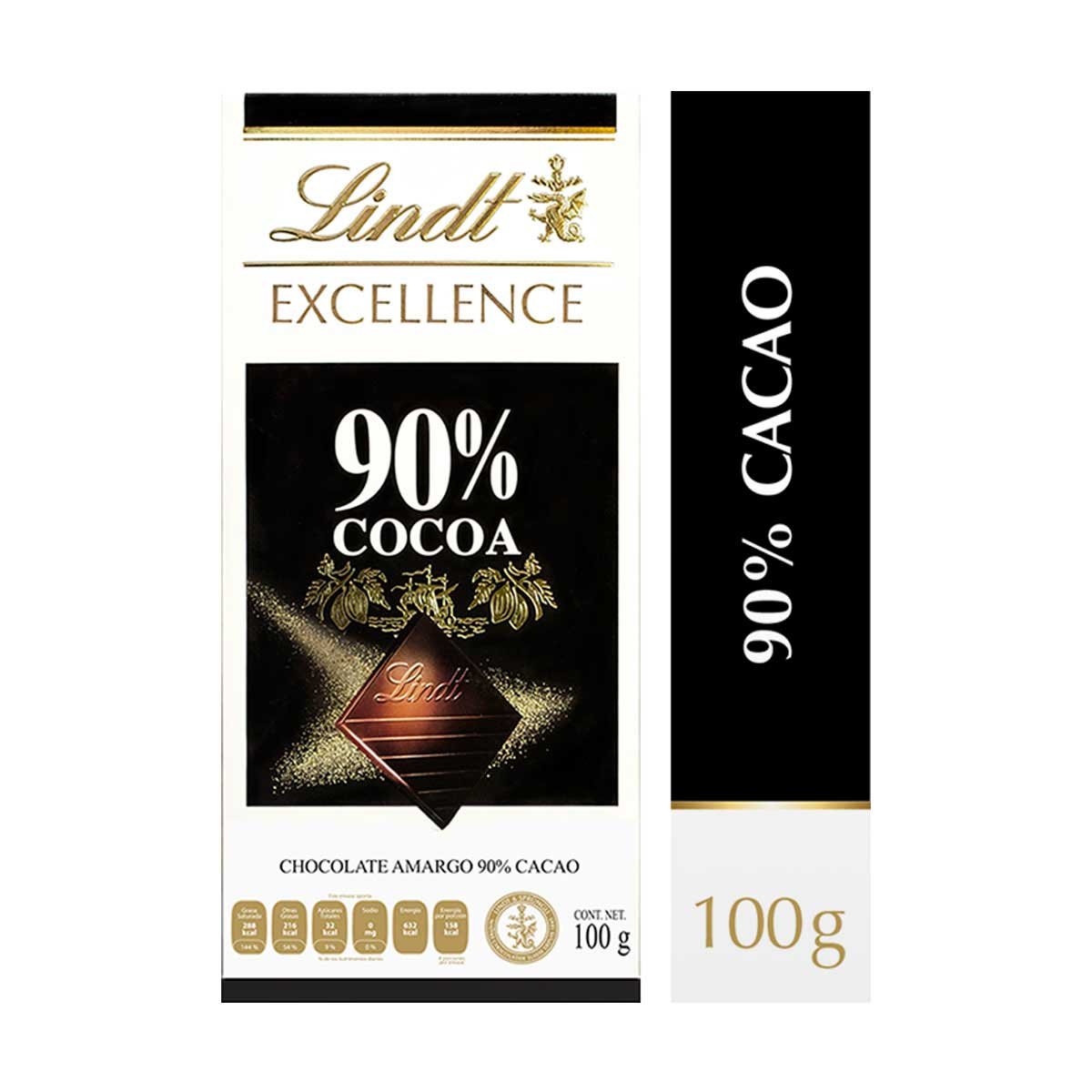 Barra de Chocolate Excellence 90% Cocoa 100 Gr Lindt