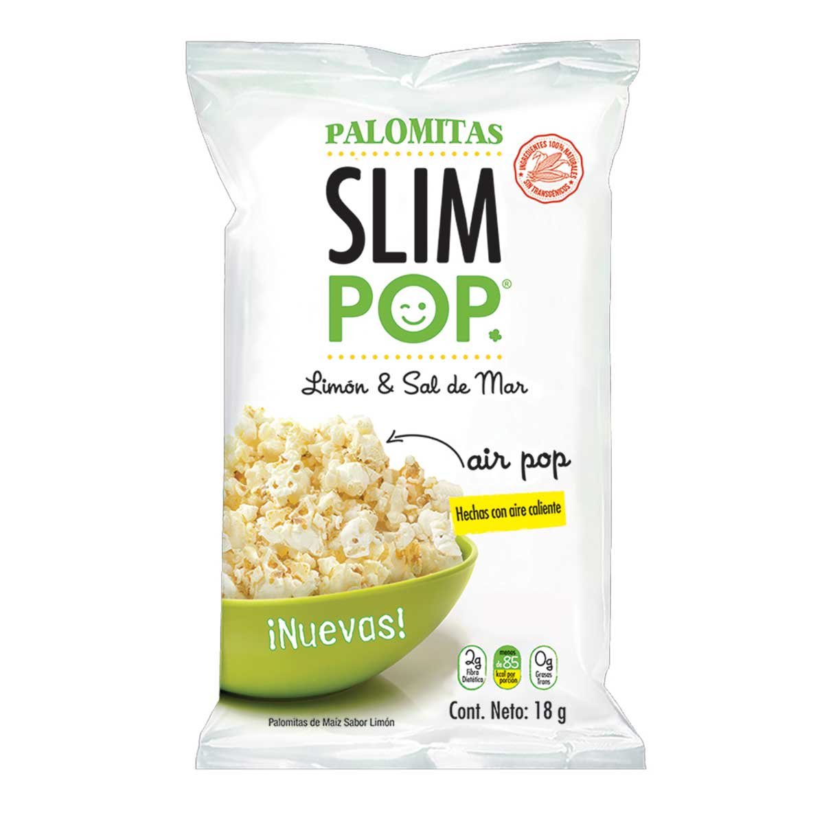 Palomitas Slim Pop Limón Y Sal