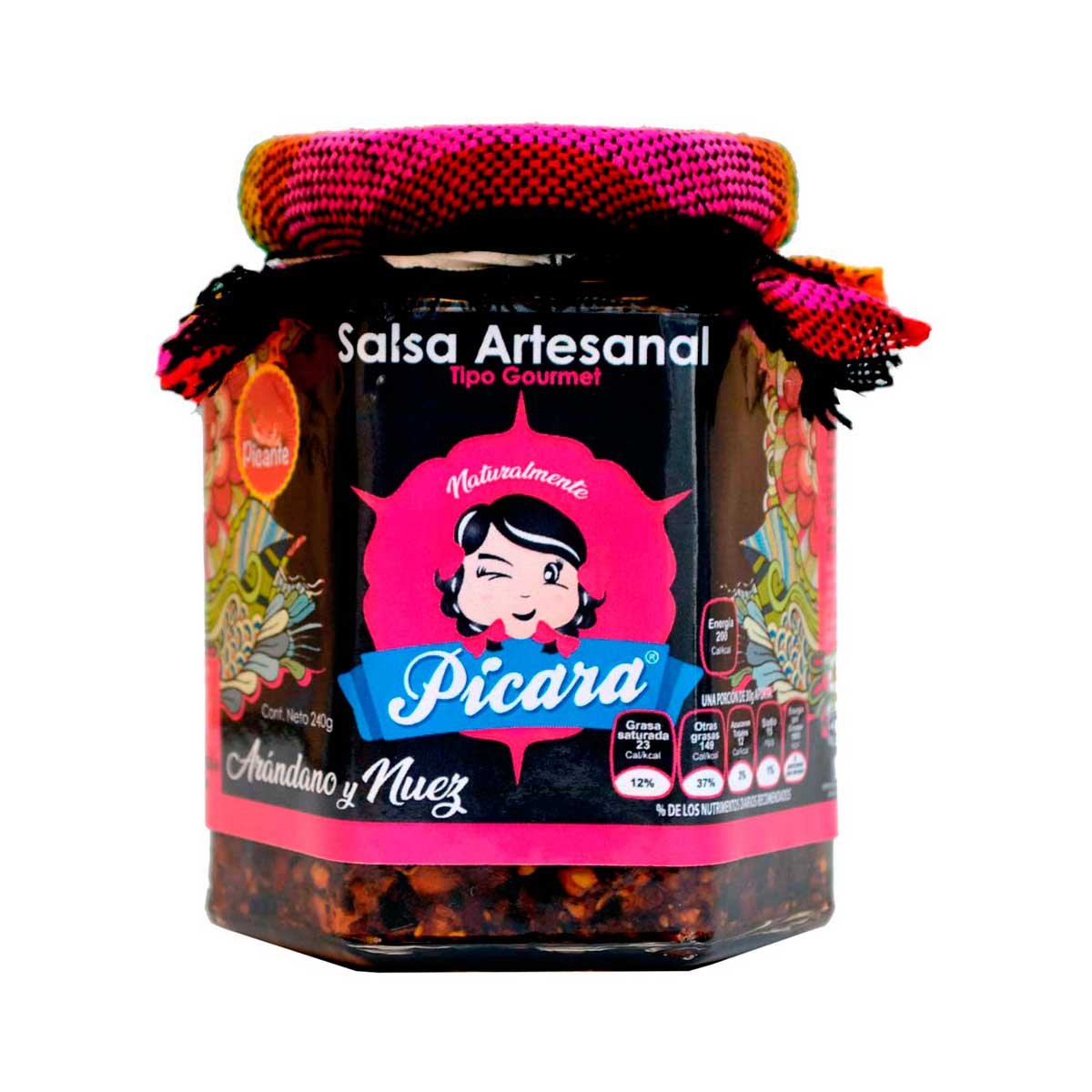 Salsa Gourmet Artesanal de Arandano Naturalmente Pícara