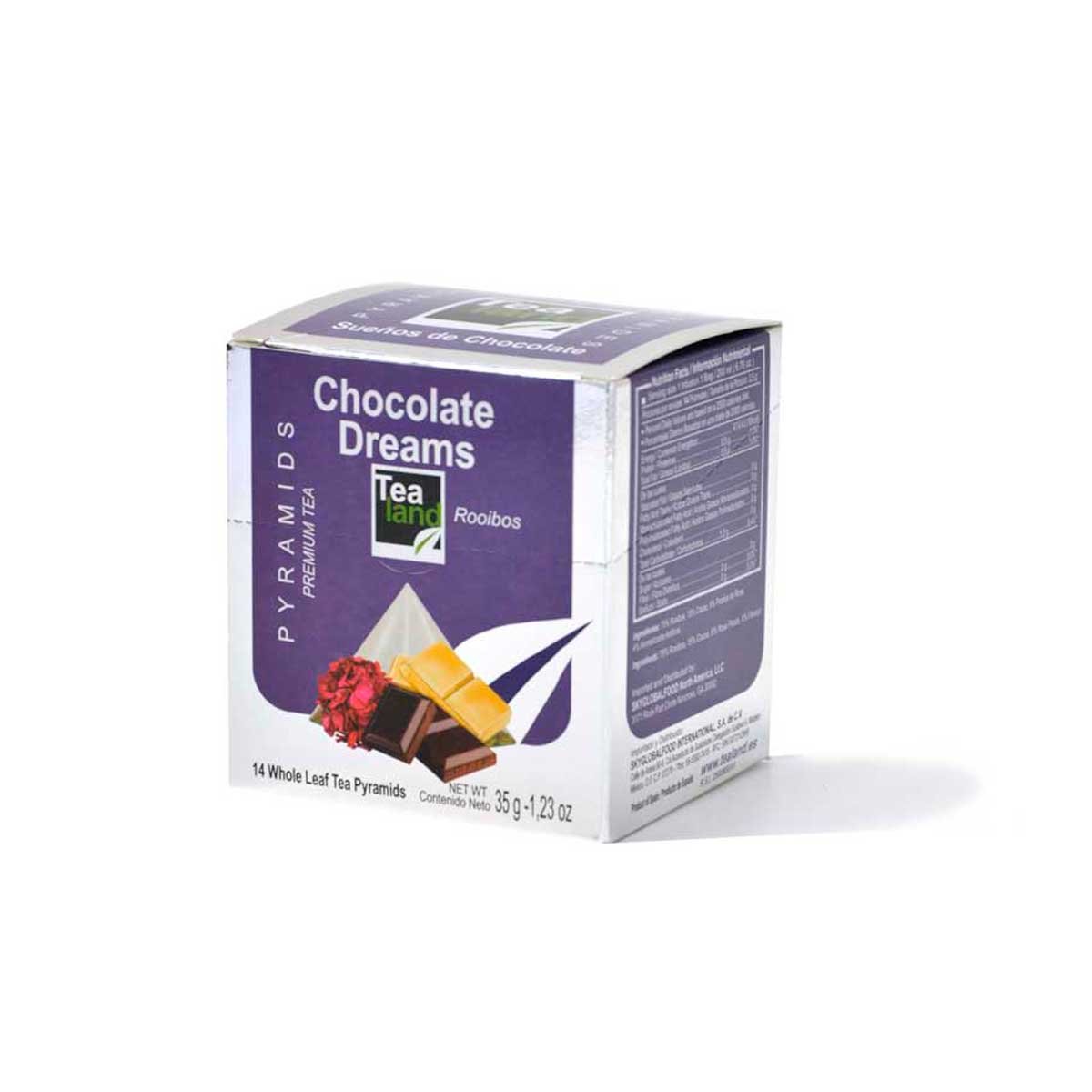Infusión Rooibos Sueños de Chocolate Tealand 14 Pirámides