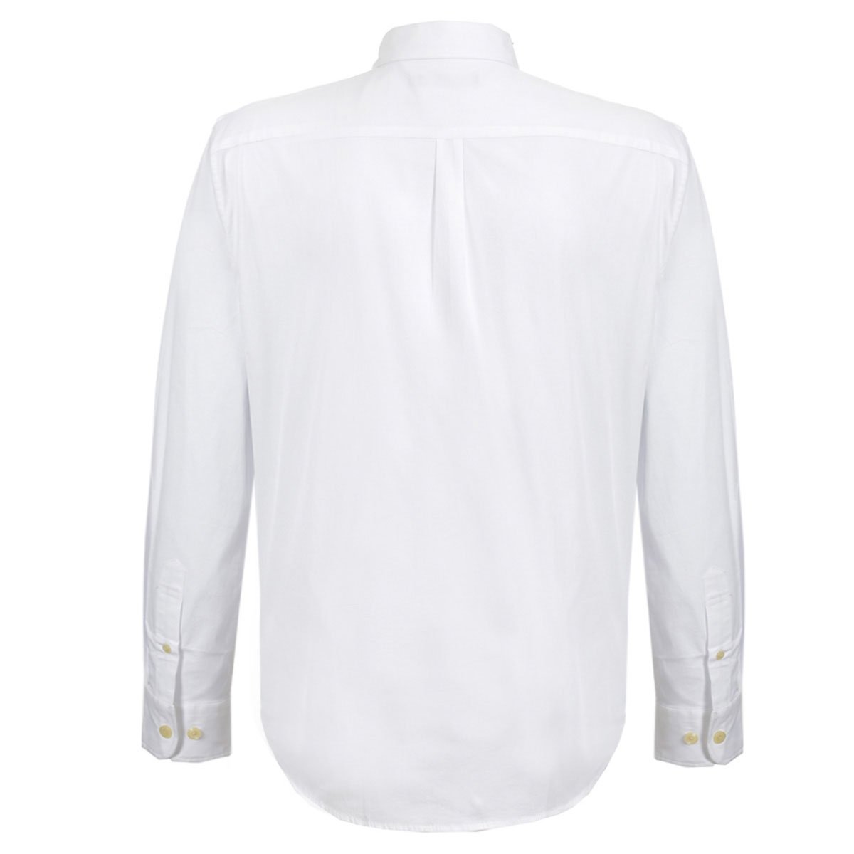 Camisa Talla Plus Blanca Manga Larga Popelina J Opus para Hombre