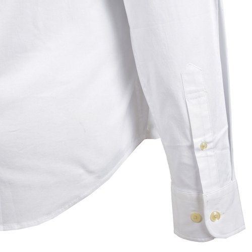Camisa Talla Plus Blanca Manga Larga Popelina J Opus para Hombre