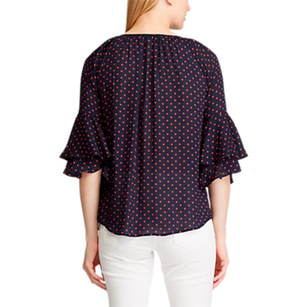 Blusa para Dama Azul con Flores Chaps