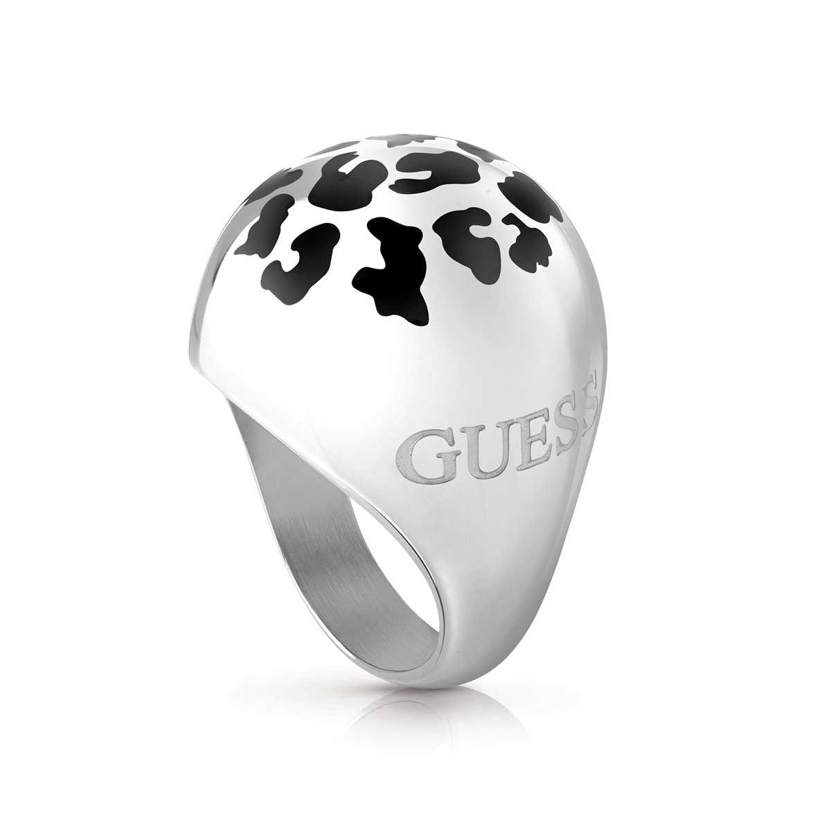Anillo Curve X Plata Guess