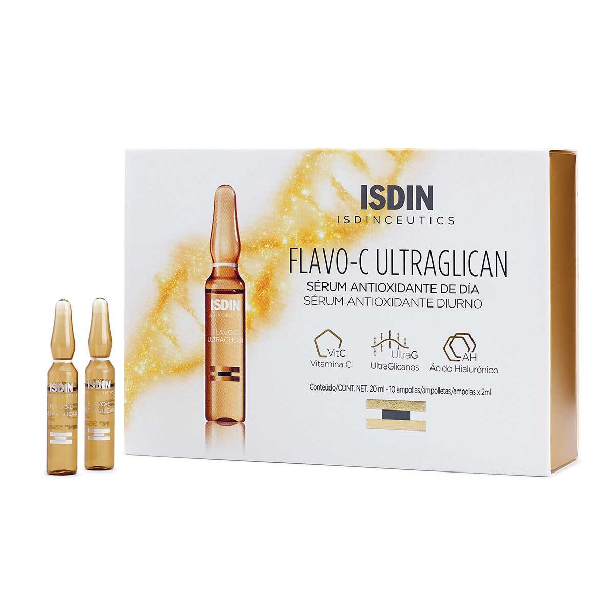 Isdinceutics Flavo-C Ultraglican-Dia Amp. 10X2Ml  Isdin