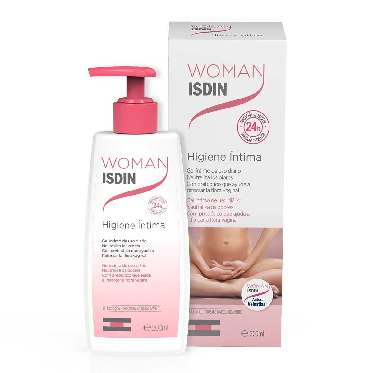 Woman Gel de Baño Higiene Intima 200Ml Isdin