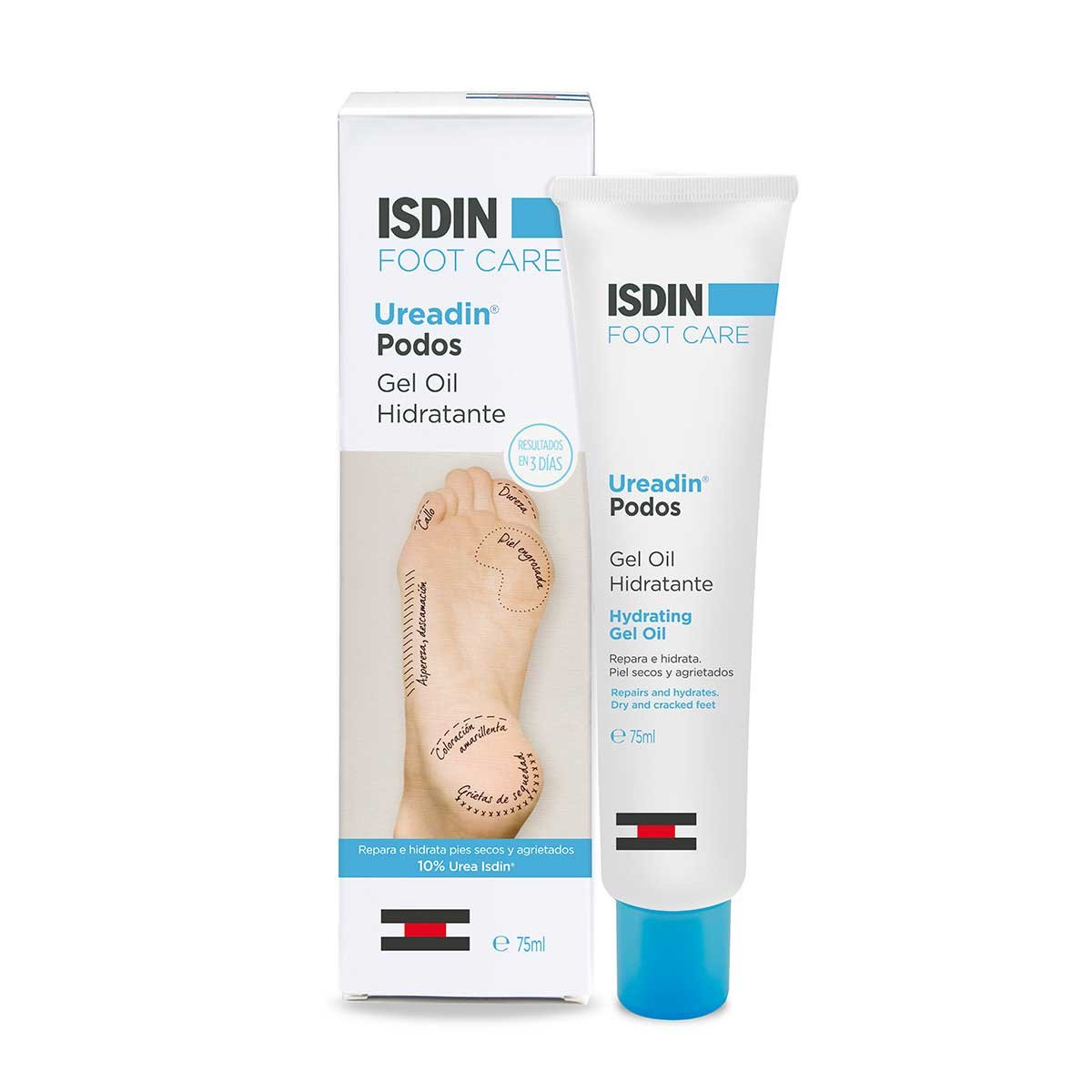 Ureadin Podos Gel Oil 75Ml Isdin