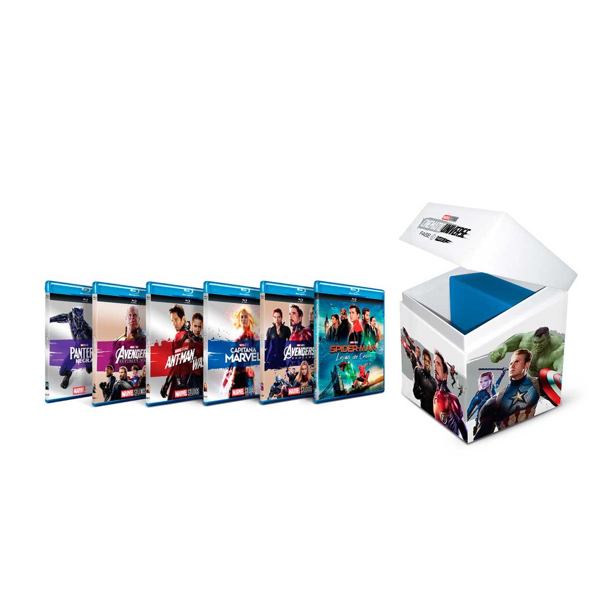 Blu Ray Paquete Marvel Fase 3 Parte 2
