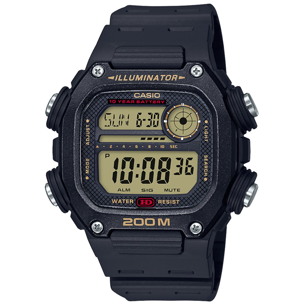 Reloj Unisex Negro Digital Casio