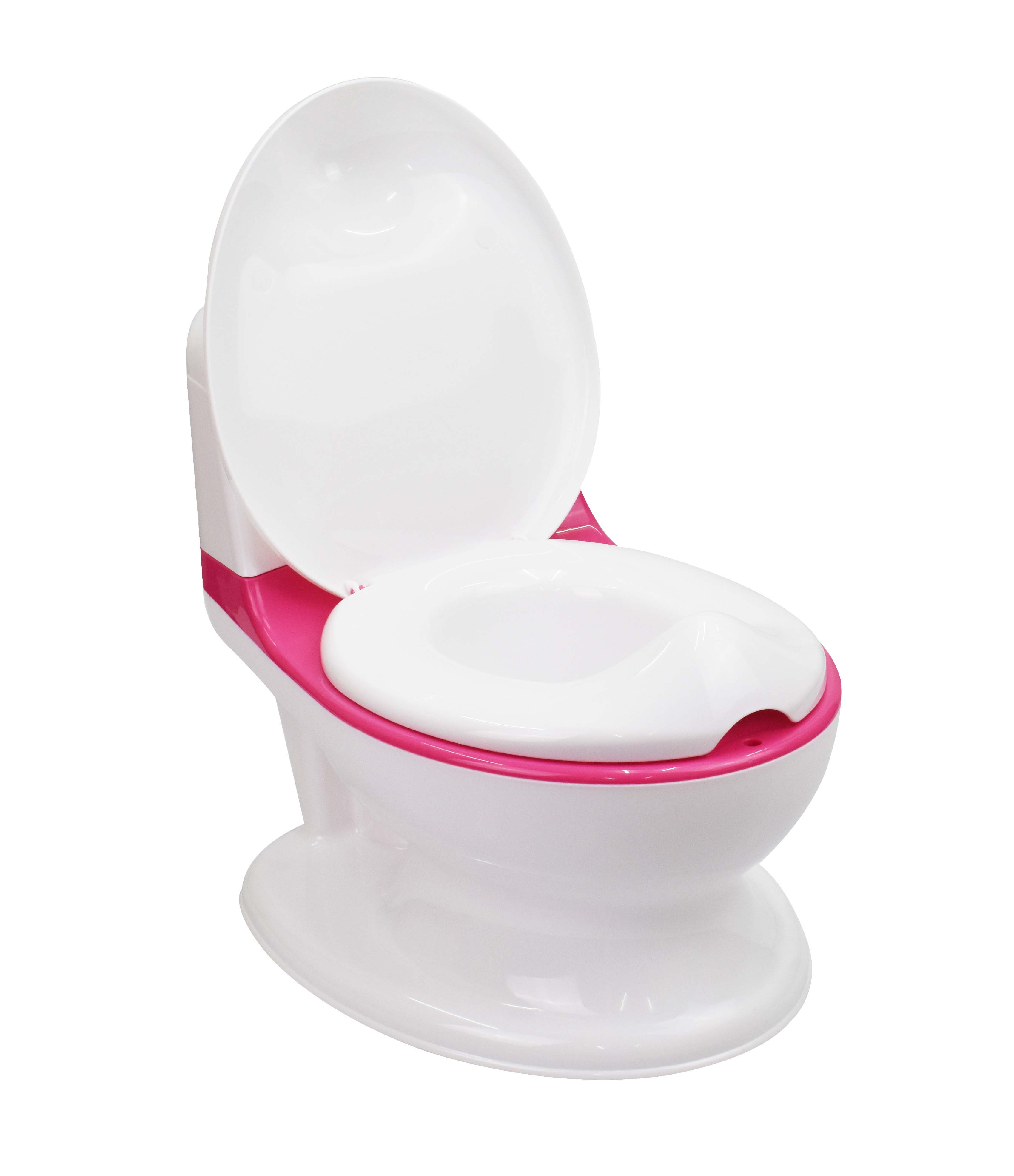 Bañito Entrenador Mi Primer Baño Rosa Inizzi para Bebé