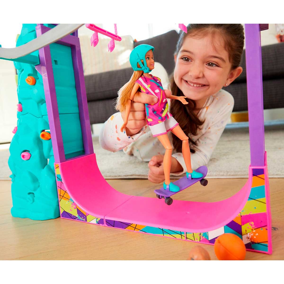 Muñeca Barbie Stacie Deportes Extremos Sisters & Pets