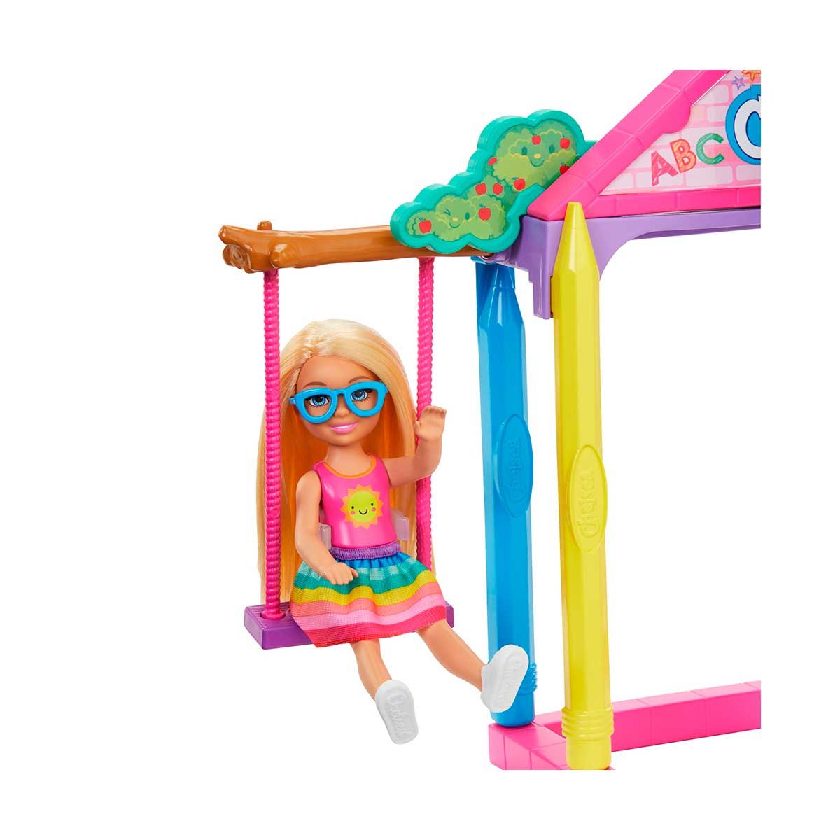 Muñeca Barbie Chelsea Set de Juego Escuela Club Chelsea