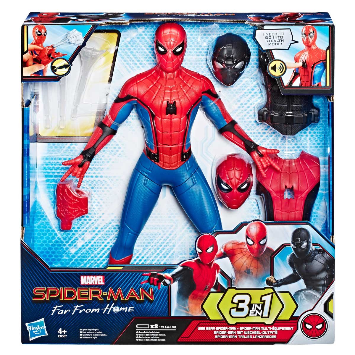 juguetes de el hombre araña 3 de hasbro