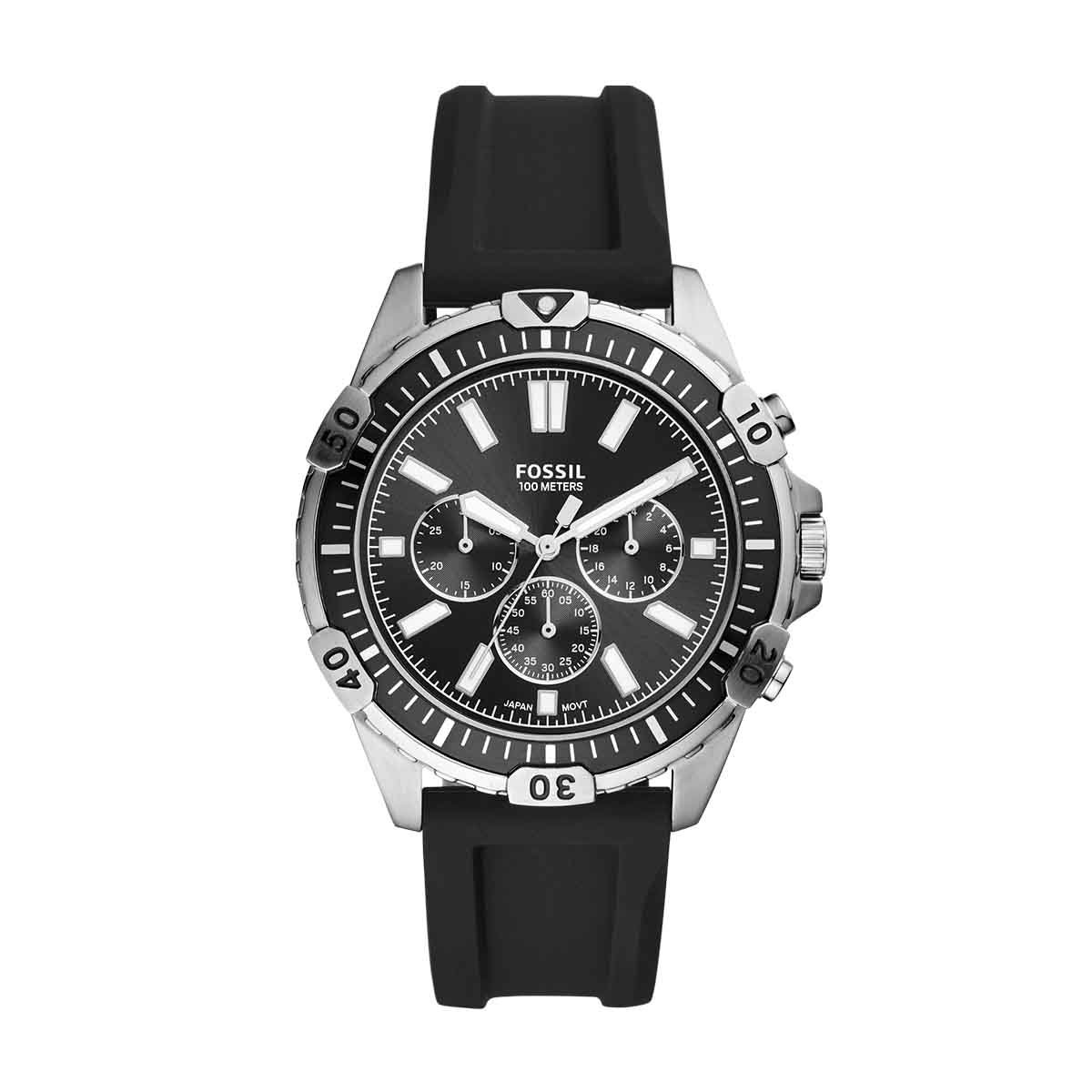 Reloj para Caballero Negro Fossil