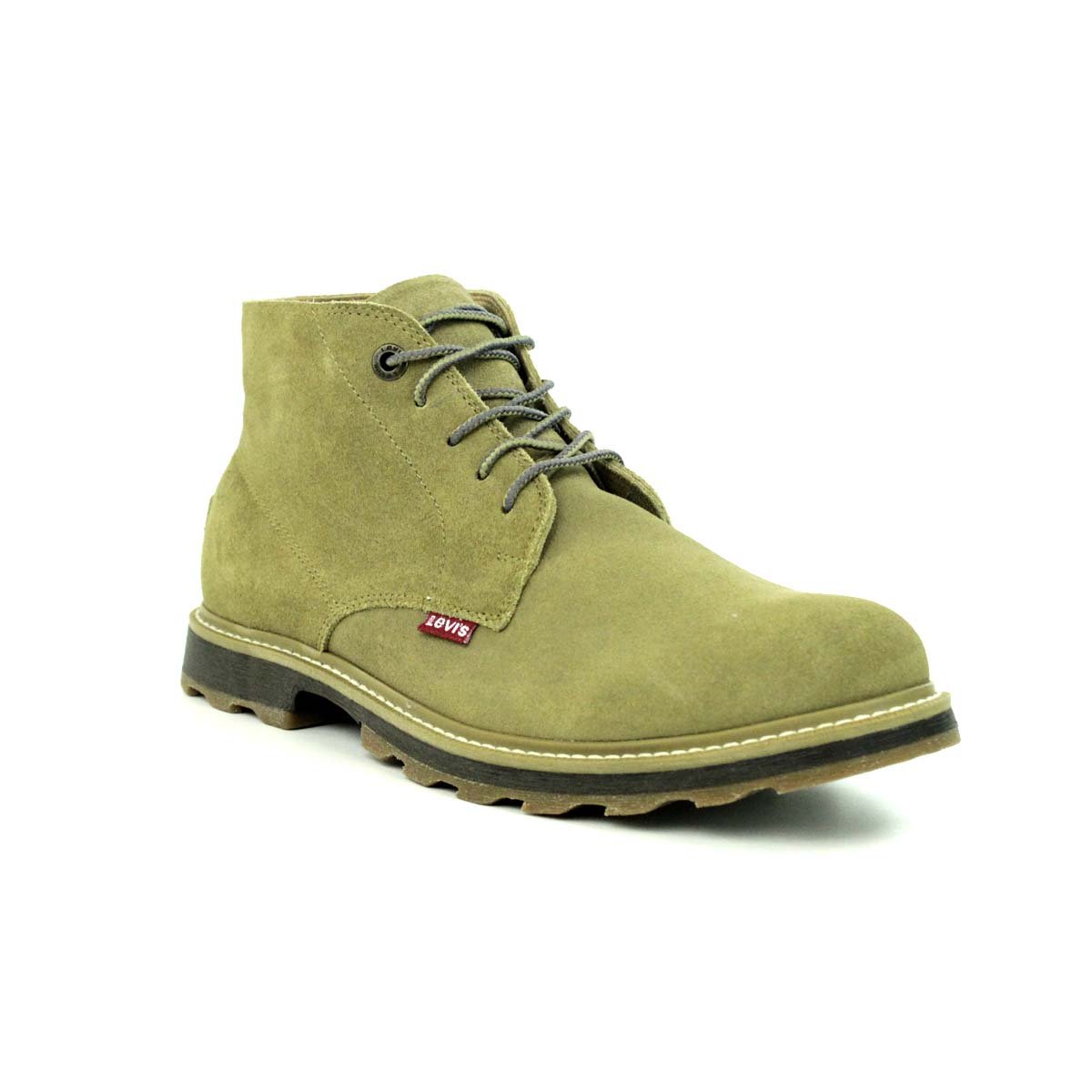 Bota Casual de Piel Nobuck Beige Levi's para Caballero